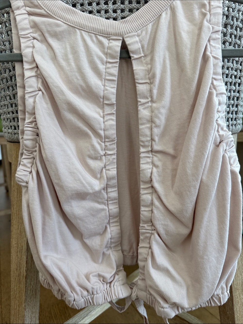 Anthropologie Pilcro Sleeveless Crop Tank - Cream - Picture 5 of 5